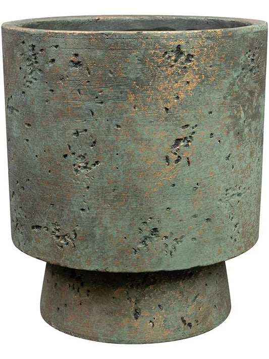 Aily Plant Pot 18cm Height 12cm Dia Pot Green