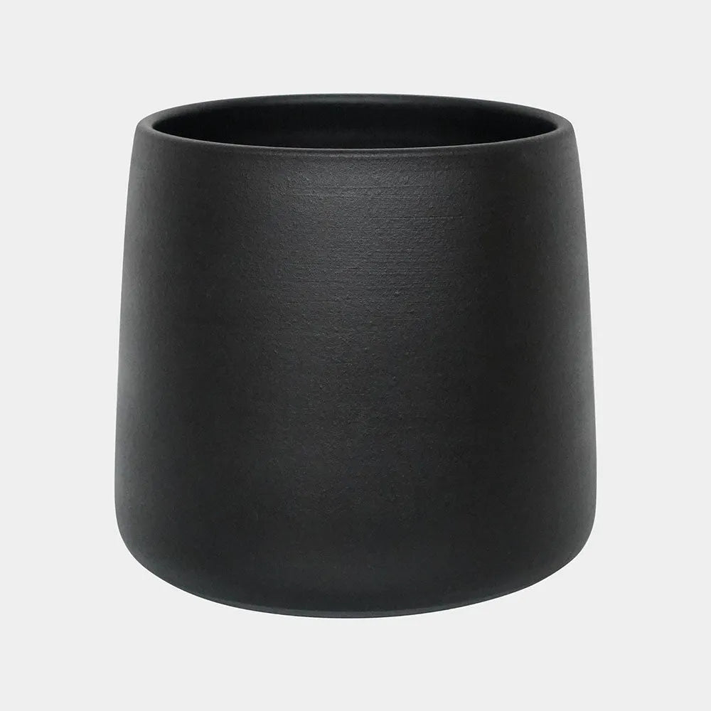 Akemi Planter Carbon Black 20cm Height 22cm Dia