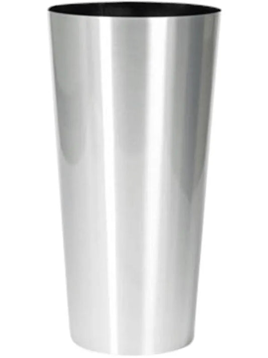 Alure Conica Plant Pot 78cm Height 38cm Dia Aluminium brushed lacquered