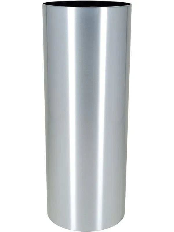 Alure Pilaro Plant Pot 105cm Height 30cm Dia Aluminium brushed laquered