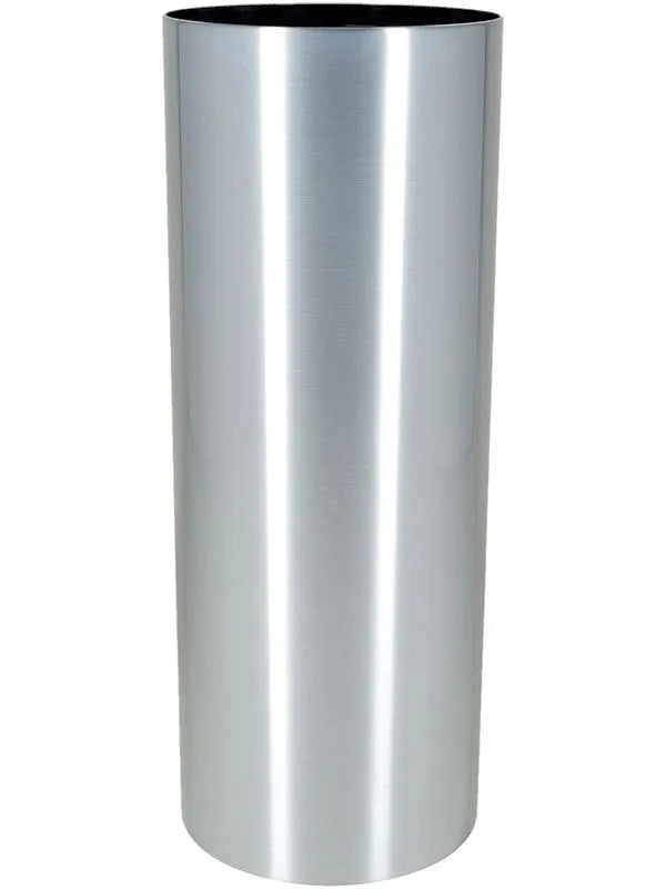 Alure Pilaro Plant Pot 105cm Height 40cm Dia Aluminium brushed lacquered