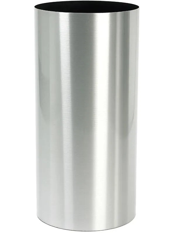 Alure Pilaro Plant Pot 75cm Height 30cm Dia Aluminium brushed lacquered