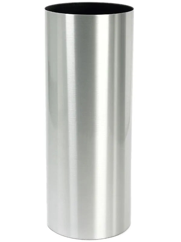 Alure Pilaro Plant Pot 90cm Height 30cm Dia Aluminium brushed lacquered
