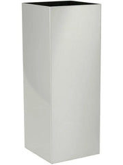Alure Trend Plant Pot 100cm Height 36cm Dia Aluminium brushed lacquered