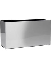 Alure Trend Plant Pot 50cm Height 33cm Dia Aluminium brushed lacquered