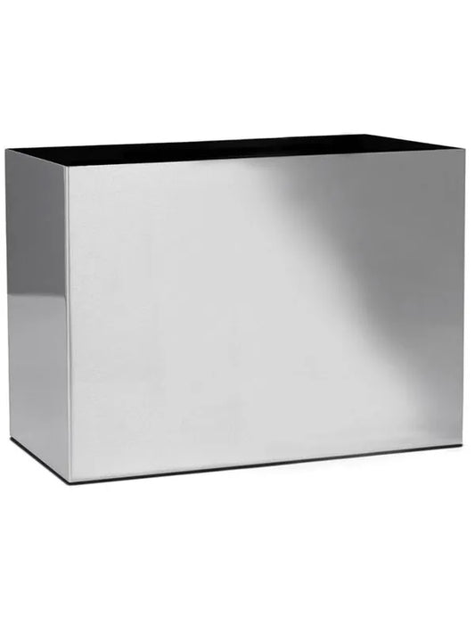 Alure Trend Plant Pot 50cm Height 33cm Dia Auminium brushed lacquered
