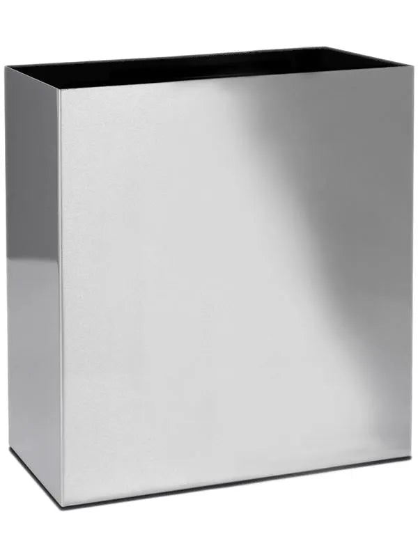 Alure Trend Plant Pot 75cm Height 33cm Dia Aluminium brushed lacquered