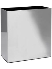 Alure Trend Plant Pot 75cm Height 33cm Dia Aluminium brushed lacquered