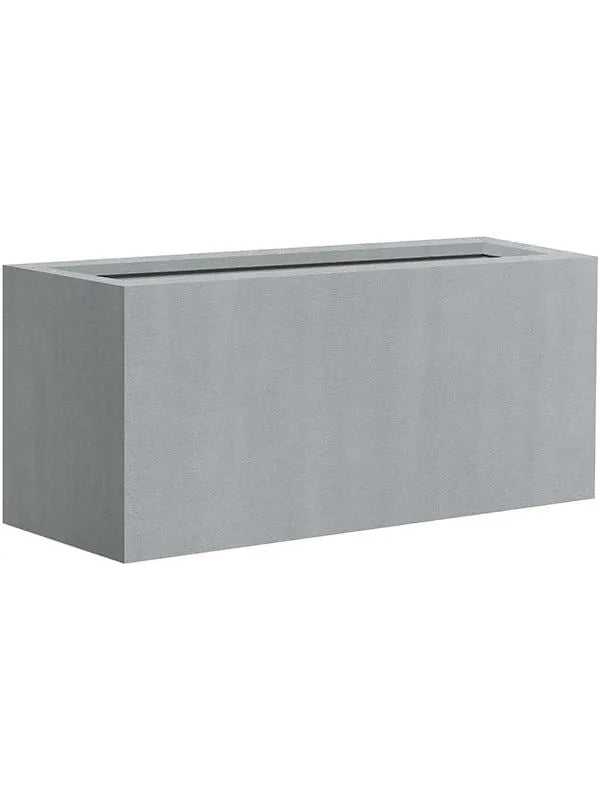 Argento Plant Pot 20cm Height 14cm Dia Box Natural Grey