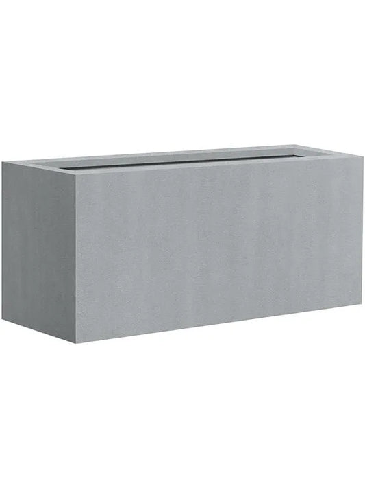 Argento Plant Pot 20cm Height 14cm Dia Box Natural Grey