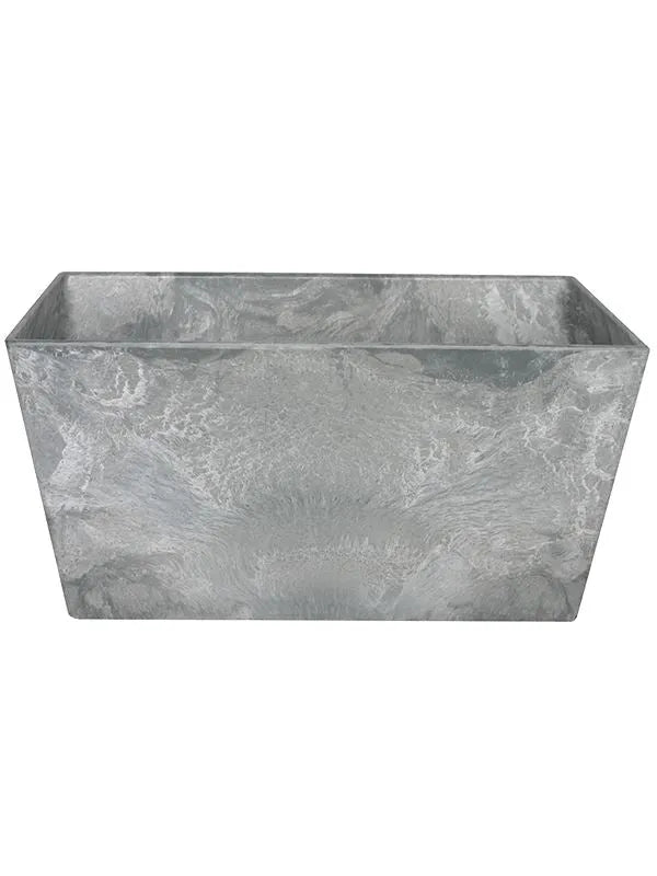 Artstone Plant Pot 12cm Height 24cm Dia Ella bowl grey