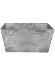 Artstone Plant Pot 12cm Height 24cm Dia Ella bowl grey