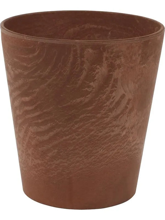 Artstone Plant Pot 14cm Height 12cm Dia Claire Pot Oak