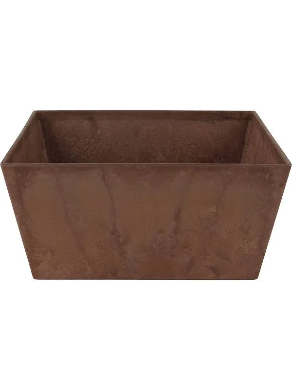 Artstone Plant Pot 14cm Height 28cm Dia Ella Bowl Oak