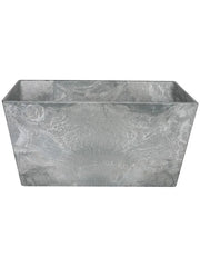 Artstone Plant Pot 14cm Height 28cm Dia Ella bowl grey