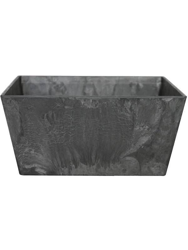 Artstone Plant Pot 14cm Height 29cm Dia Ella bowl black