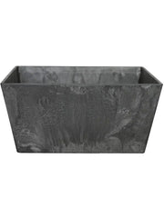 Artstone Plant Pot 14cm Height 29cm Dia Ella bowl black