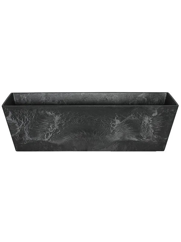 Artstone Plant Pot 17cm Height 16cm Dia Ella balcony black