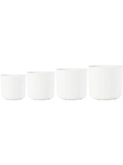 Artstone Plant Pot 18cm Height cm Dia Celine Pot White (set of 4)