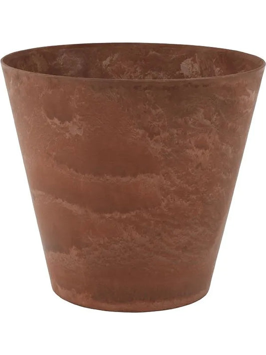 Artstone Plant Pot 24cm Height 25cm Dia Claire Pot Oak