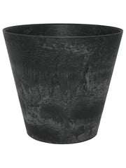 Artstone Plant Pot 39cm Height 43cm Dia Claire pot black