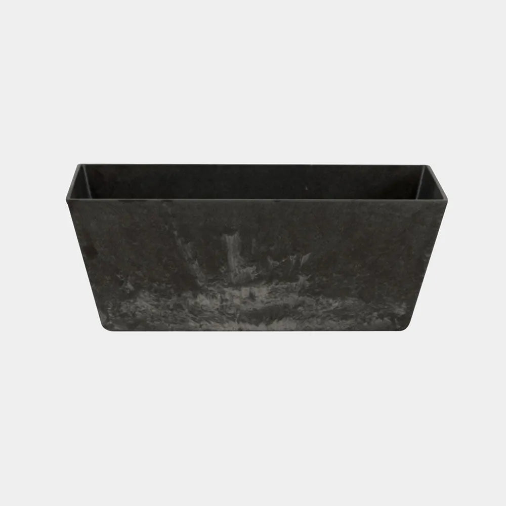 Balcony Trough Ella black 17cm Height 55cm Dia