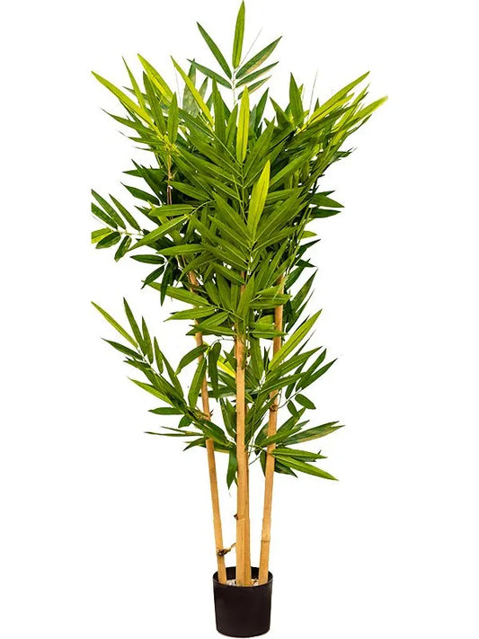 Bamboo Artificial Plant Premium Faux 120cm Height