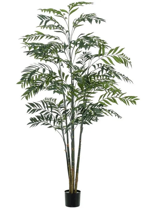 Bamboo Palm Artificial Plant Premium Faux 225cm Height