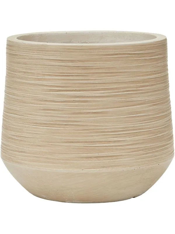 Baq Dune Plant Pot 26cm Height 23cm Dia Darcy Beige