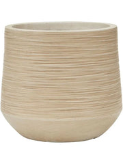 Baq Dune Plant Pot 26cm Height 23cm Dia Darcy Beige