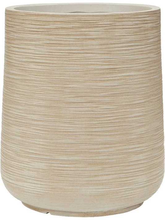 Baq Dune Plant Pot 43cm Height 30cm Dia Darcy Beige