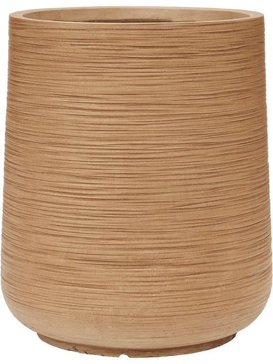 Baq Dune Plant Pot 43cm Height 30cm Dia Darcy Brown Beige