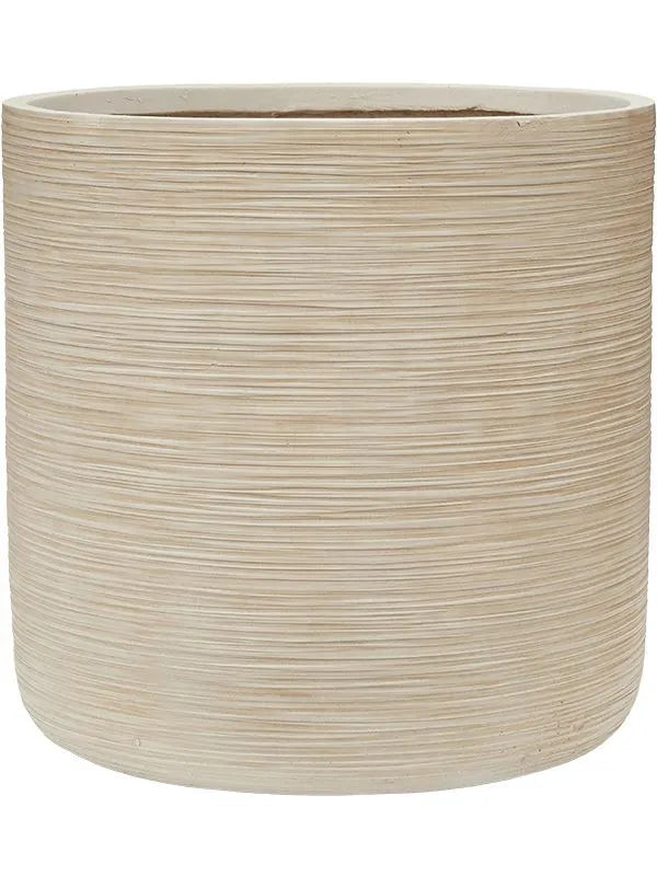 Baq Dune Plant Pot 52cm Height 48cm Dia Cylinder Beige