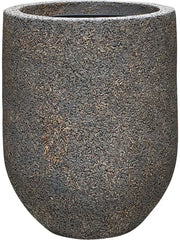 Baq Naturescast Plant Pot 40cm Height 24cm Dia Couple Grey (with liner)