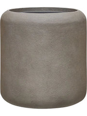 Baq Nucast Plant Pot 40cm Height 27cm Dia Cylinder Elephant Grey (with liner)
