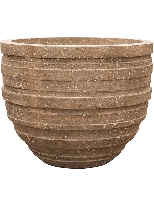Baq Polystone Coated Junar Plant Pot 120cm Height 135cm Dia Couple Rock