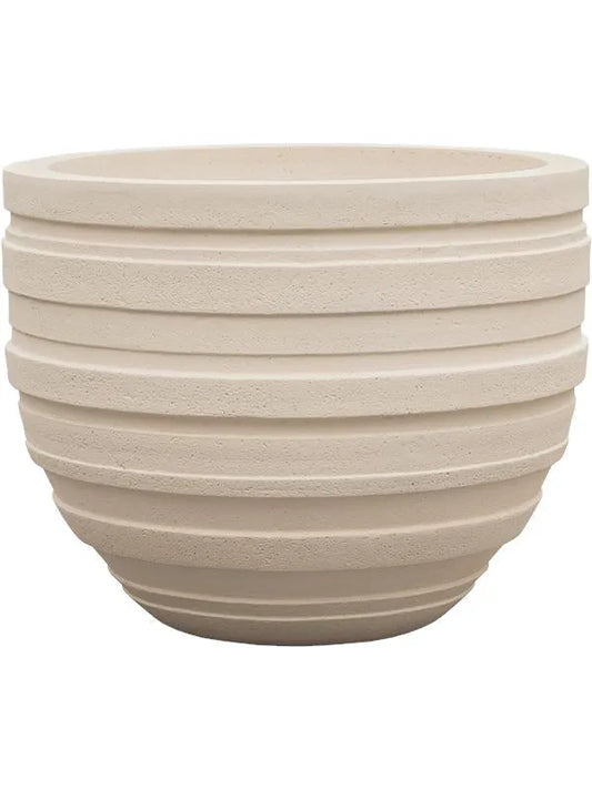 Baq Polystone Coated Junar Plant Pot 44cm Height 47cm Dia Couple Natural