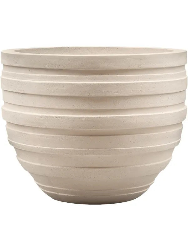 Baq Polystone Coated Junar Plant Pot 56cm Height 61cm Dia Couple Natural
