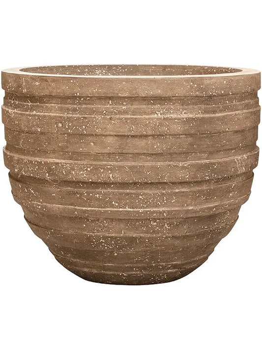 Baq Polystone Coated Junar Plant Pot 56cm Height 61cm Dia Couple Rock