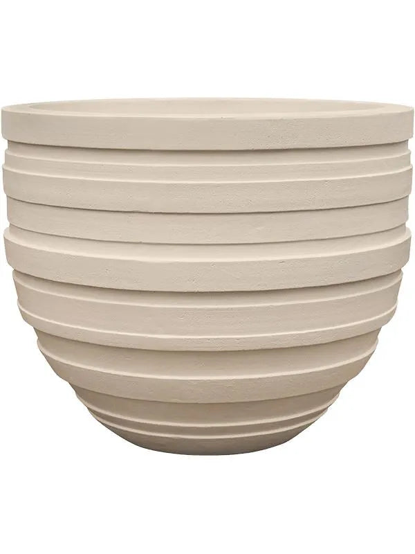 Baq Polystone Coated Junar Plant Pot 72cm Height 77cm Dia Couple Natural