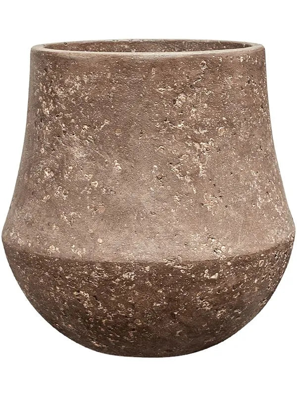 Baq Polystone Coated Plain Plant Pot 33cm Height 23cm Dia Darcy Rock