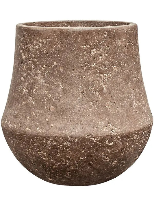 Baq Polystone Coated Plain Plant Pot 33cm Height 23cm Dia Darcy Rock