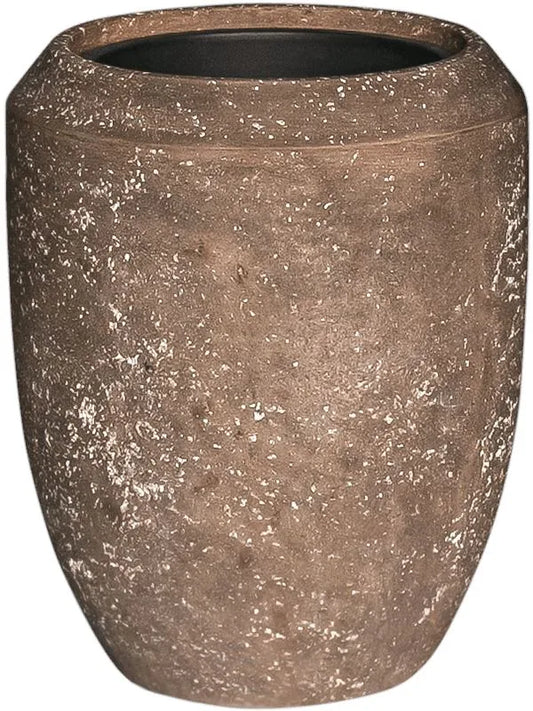 Baq Polystone Coated Plain Plant Pot 55cm Height 30cm Dia Coppa Rock (with liner)