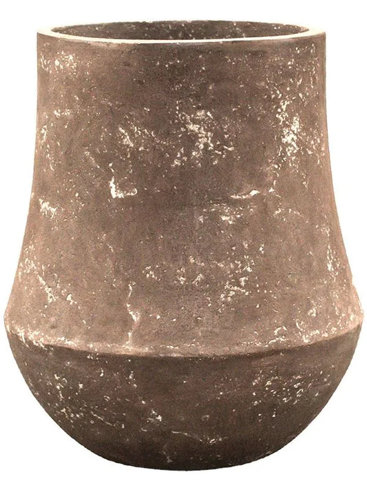 Baq Polystone Coated Plain Plant Pot 57cm Height 32cm Dia Darcy Rock
