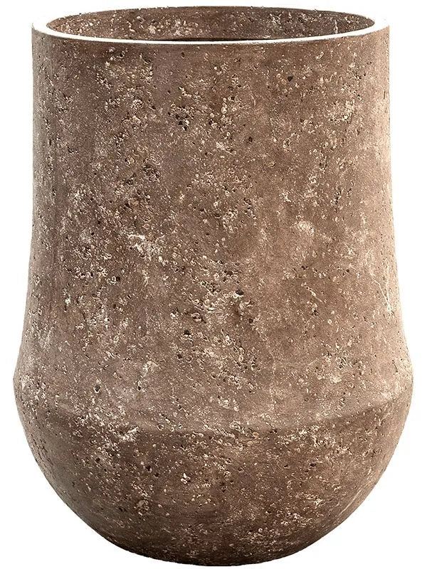 Baq Polystone Coated Plain Plant Pot 72cm Height 43cm Dia Darcy Rock