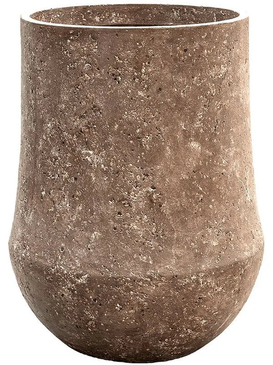 Baq Polystone Coated Plain Plant Pot 72cm Height 43cm Dia Darcy Rock