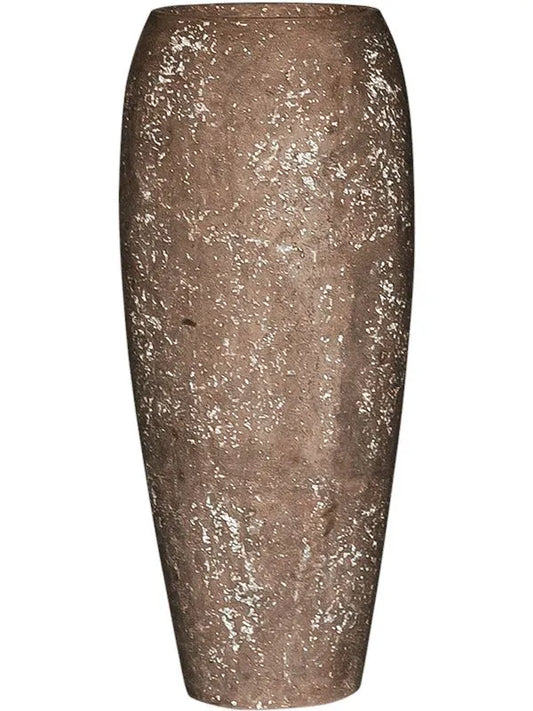 Baq Polystone Coated Plain Plant Pot 90cm Height 24cm Dia Emperor Rock (with liner)