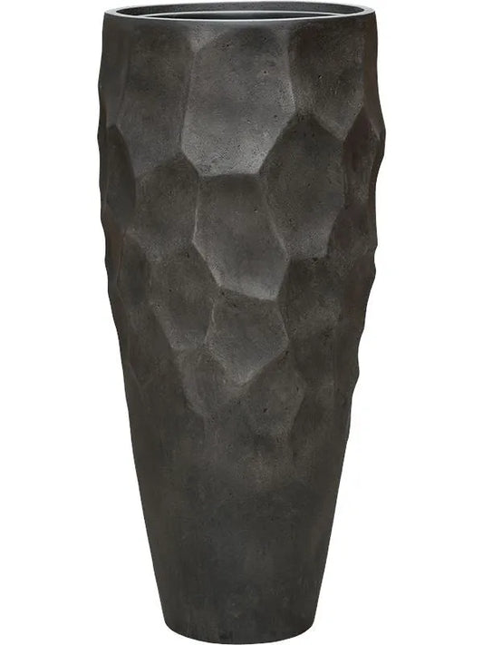 Baq Polystone Nathan James Plant Pot 110cm Height 39cm Dia Partner Pueter Champagne (with liner)