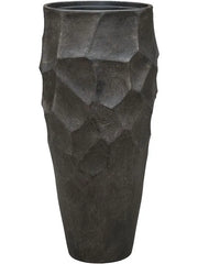 Baq Polystone Nathan James Plant Pot 90cm Height 27cm Dia Partner Pueter Champagne (with liner)