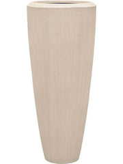Baq Polystone Plain Plant Pot 120cm Height 39cm Dia Partner Natural (with liner)